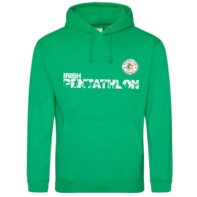 irish-pentathlon-brand-hoodie green